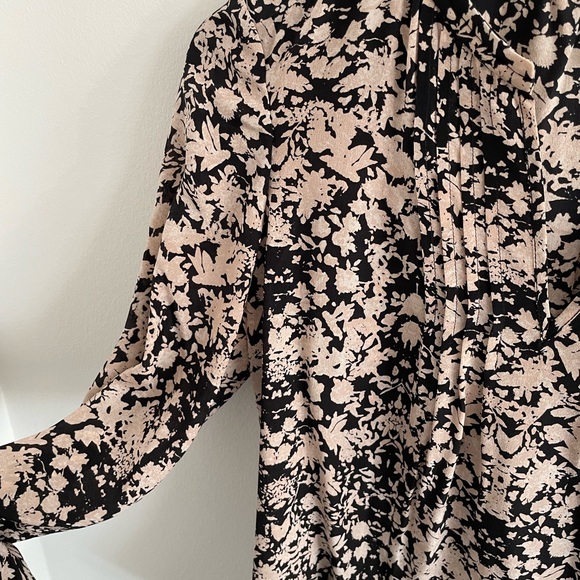 Rebecca Taylor Pink and Black Peplum Blouse | 2 - Picture 3 of 8